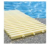 Générique Grilles de trop-Plein de Piscine en ABS Durable - Couvercle de Grille de caniveau pour piscines Hors Sol, caniveaux de Passage et de Balcon, Sortie de Douche - 30 x 100 cm (Paquet de 10)