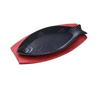Générique Grilling Pans - Fish Shaped Non Stick Cookware, Frying Pan for BBQ Campfire Kitchen Home Apartment Dorm Party Holiday Eggs Steak Pancakes Burgers, Breakfast Cooking Pan