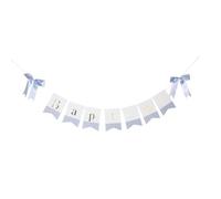Générique - Guirlande 7 FANIONS Carton BAPTÊME N?'UDS 2.6M Bleu