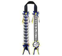 Générique Guirlande de ruban | 2026, satin avec support canette pour décoration de fête | Ruban de Remise de Diplôme,pour Cérémonie Lycée Université Livret Photo