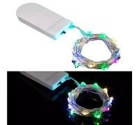 Générique Guirlande Lumineuse LED en De - Lumières Électroniques Étoilé 1 M | Guirlande Lumineuse en De À Piles | Lumière De De À Piles De Bouton pour Le Décor De Festival
