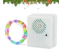 Générique Guirlande Lumineuse sur Piles | 10 Mètres Guirlande LED Décorations de Noël | Éclairage d'Ambiance Détection Musicale pour Salon Chambre Fête Mariage Patio Arbre Cheminée