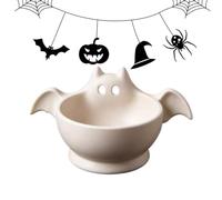 Générique Halloween Bat Candy Bowl, Decorative Halloween Bat Storage Tray | Candy Dish For Party Entryway Table Desk Office Home Room Jewelry Key Storage