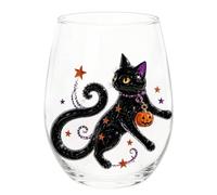 Générique Halloween En Verre 420ml Verrerie Décorative Transparente Fantôme