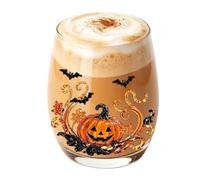Générique Halloween En Verre 420ml Verrerie Décorative Transparente Fantôme