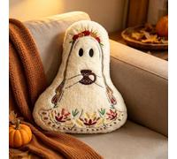 Générique Halloween Ghost Throw Pillow,Soft Stuffed Fun Ghost Cushion, Party Home Decorations Cushion, Thicken All Seasons Plush Sofa Pillows for Bedroom, Living Room, Couch, Bed, Car