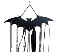 Générique Halloween Wall Hook - Decorative Wooden Bat-Shaped Coat Display | Halloween Decor Wall Hook for Home, , Farmhouse, Haunted House, Entrance, Living Room, Bathroom