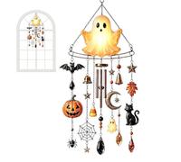 Générique Halloween Wind Chime - Fun LED Light Battery Powered Decoration