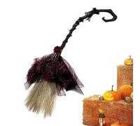 Générique Halloween Witches Broom | Gothic Witch Broom Stick Cosplay Prop