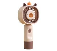 Générique Handheld Mini Fan - USB Rechargeable Portable Fan | 5-Level Cute Handheld Cooling Fán | 6.8x5x17cm, 145g, ABS, For Picnics Camping Travel Beach Holiday