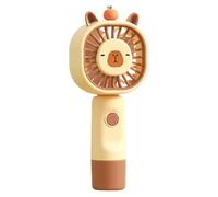Générique Handheld Mini Fan - USB Rechargeable Portable Fan | 5-Level Cute Handheld Cooling Fán | 6.8x5x17cm, 145g, ABS, For Picnics Camping Travel Beach Holiday