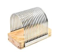 Générique Hasselback Potato Slicing Rack Cutter Onion and Tomato Slicing Rack Légumes Cutter Cuisine Pratique pour Barbecue Cadeau pour Le Cuisinier Cadeau pour Mather (Silver, One Size)