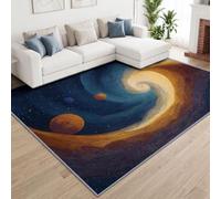Générique Home Tapis Décoratif, Tapis de Chambre 160x230 cm, Galaxie Ciel Étoilé Tapis pour Chambre Cuisine, Salle à Manger Bureau Salle, Astronomie Science-Fiction pour Salon Manger