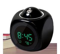 Générique Horloge à projection - Horloge parlante projecteur | Projecteur de réveils avec affichage LED clair, commande vocale, répétition pour la décoration intérieure