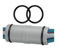 Générique Hose Connector - 32mm PP Straight T-Type Pool Pump Pipe Splitter | Sturdy PP 32mm replacement connectors easily adjust pipe length or split water direction to ensure smooth pool waterflow.
