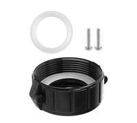 Générique Hot Tub Heater Split Nut - 2-inch Spa Heater Pump Union Open Nut | ABS Replacement Part with Screw and Gasket | Hot Tub Spa HeaterAssembly Repair Accessory