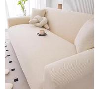 Générique Housse Canapé Extensible 3 Places, Housse De Canapé avec Accoudoirs, Super Élastique Sofa Cover Universelle, Moderne, Antidérapante, Antisalissure, Lavable