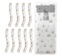 Générique Housse Climatisation - 80x100cm Lot de 10 Housse Anti-Poussière | Tissu Non Tissé Épais Protection Imperméable | Multi-Usage | Climatiseur Ventilateur Micro-Ondes Cuisine