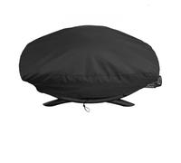 Générique Housse de Barbecue en Tissu Oxford Noir avec Cordon Serrage | Protection étanche et légère pour gril Q1200 et 1000 avec sac de transport pratique