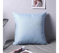 Générique Housse de Coussin Lot de 4 LinBleu Clair 40x40 CM