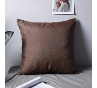 Générique Housse de Coussin Lot de 4 LinBrun 65x65 CM