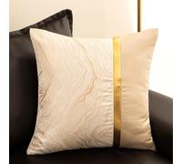 Générique Housse de Coussin Lot de 4 LinDoré 45x45 CM