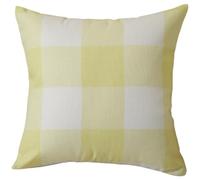 Générique Housse de Coussin Lot de 4 LinGrille Jaune Clair 50x50 CM