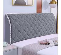 Generique Housse de Table de Chevet Nouvelle Tissu Laid Dossier Simple Tout Compris Doux Rembourré Planche de Bois Housse de Table de Chevet Universel Elastica(C,W200xH65)