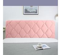 Generique Housse de tête de lit, Capuchon épaississant, Meubles à Dossier Complet(Pink,190CM)
