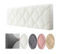 Generique Housse de tête de lit, Capuchon épaississant, Meubles à Dossier Complet(White,180CM)