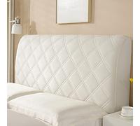Generique Housse De Tête De Lit, Élasticité Couverture De Protection De La De Décoration De Dossier Couvre Velours Épaissir pour Têtes De Lit Housse Haute(D,200cm)