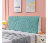 Generique Housse de Tête de Lit Extensible, Velours Couvre Protection de la Tête de Lit pour Décoration de Chambre(1-Green,200cm/78inch)