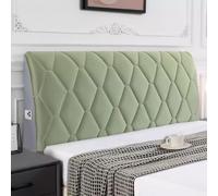 Generique Housse de Tête de Lit, Housse de Protection pour Tête de lit Extensible, Couvre-tête de Lit Velours, Protecteur(Matcha Green,190cm/75in)