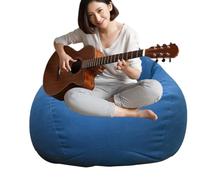 Générique Housse pour Pouf Protection Lavable en Coton Et Lin 90 X 110 Cm