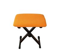 Générique Housse pour Tabouret rectangulaire, Housse pour Banc de Piano Personnalisable, Housses universelles Extensibles pour tabourets de Changement de Chaussures(40x30x4cm(16x12x2inch), Orange)