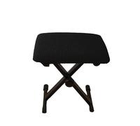 Générique Housse pour Tabouret rectangulaire, Housse pour Banc de Piano Personnalisable, Housses universelles Extensibles pour tabourets de Changement de Chaussures(40x30x4cm(16x12x2inch), Black)