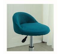Generique Housses for tabourets Hauts de Bar Cuisine Ronde avec Dossier Bas Housses for chaises de Salle à Manger élastiques pivotants Cuisine Bar Salle à Manger(#2,2PCS)