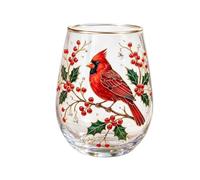 Générique Hummingbird Glass Tea Cup with Embossed Floral Design - 14oz Elegant Pink Gold-Rimmed Coffee Mug & Tumbler - Vintage Nature Art Gift for Mom, Women & Tea Lovers (D)