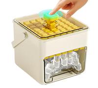 Générique Ice Tray Mold - Double Layer Press Type Maker Box, Easy Release Iced Mold Container for Kitchen Pool Picnic Camping Beverages Whiskey Cocktails Sodas Juices Yogurt Lemonade Drinks