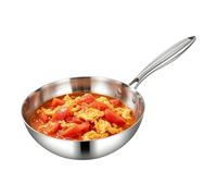 Générique Induction Pan - Deep Frying Skillet, Uncoated Cooking for Stove