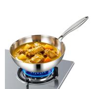 Générique Induction Pan - Deep Frying Skillet, Uncoated Cooking for Stove