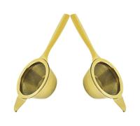 Générique Infuseur à Thé en Acier Inoxydable 2pcs avec Tamis à Mailles Fines, Compatible Matcha et Thé, Facile à Nettoyer, pour Usage à Domicile Voyage