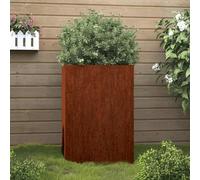 Générique Jardinière 52x48x75 cm Acier corten,Brun,7.13 kg,821555