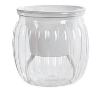 Générique Jardinière d ' arrosage de Citrouille Transparente, Pot de Fleurs épais, Ornements Visibles pour intérieur et extérieur, Accessoires de Fleurs de Bureau, Pots en Forme de Citrouille