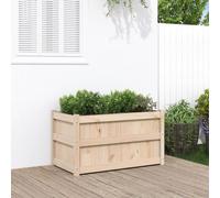 Générique Jardinière d'extérieur 90x50x50 cm Bois de pin Massif, Maison & Jardin, Pelouses & Jardins, Jardinage, Pots & Cache-Pots, Brun, (Poids 16.28KG)