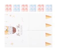 Générique Jeu de Cartes pour Fête de Révélation du Genre en Papier Couché, Décoration Rose et Bleu, Ajoute Surprise et Crée Anticipation pour Gender Reveal Party