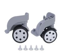 Générique Jeu de roues de rechange A79 avec d ' angle | Remplacement pratique en PP pour la réparation des bagages, utilisation en, avec base de en coin