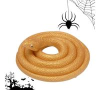 Générique Jouet Serpent | Faux Serpent 31,5 Pouces,Accessoires de Serpent de Jardin pour éloigner Les Oiseaux, farces du Poisson d'avril et décoration d'halloween