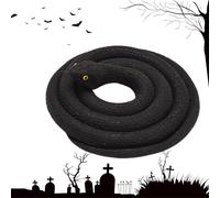 Générique Jouet Serpent - Serpent de Simulation de 31,5 Pouces | Accessoires de Serpent de Jardin pour éloigner Les Oiseaux, farces du Poisson d'avril et décoration d'halloween