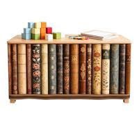 Générique Jupe Bureau Enseignant 180 x 75 cm Nappe-Rideau colorée à Motif | Housse de Bureau Enseignant Pour la Rentrée Scolaire Chambre d'Étude Dortoir Estrades Bibliothèques Armoires Lecture